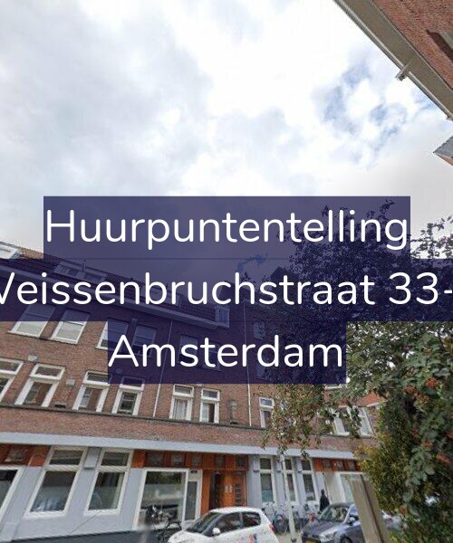 Foto gevel Huurpuntentelling voor Weissenbruchstraat 33-2, Amsterdam