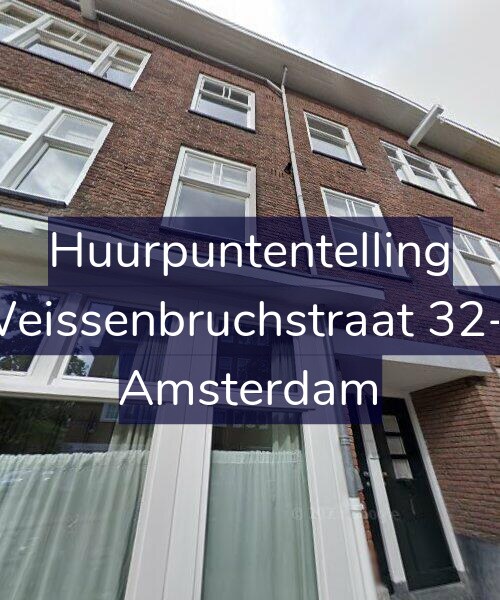 Foto gevel Huurpuntentelling voor Weissenbruchstraat 32-1, Amsterdam