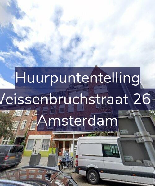 Foto gevel Huurpuntentelling voor Weissenbruchstraat 26-1, Amsterdam