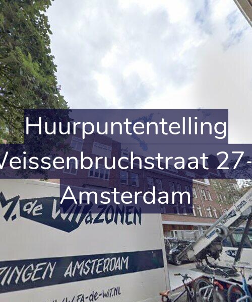 Foto gevel Huurpuntentelling voor Weissenbruchstraat 27-1, Amsterdam