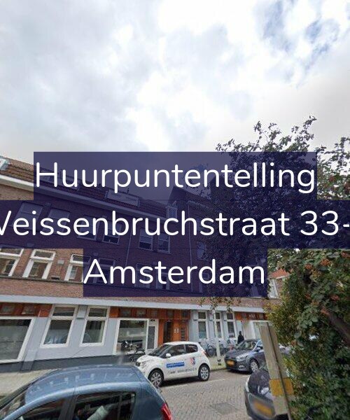 Foto gevel Huurpuntentelling voor Weissenbruchstraat 33-1, Amsterdam