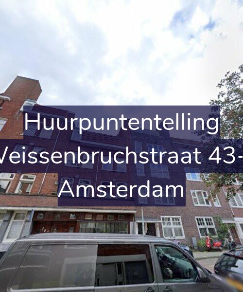 Foto gevel Huurpuntentelling voor Weissenbruchstraat 43-1, Amsterdam