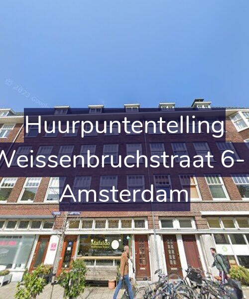 Foto gevel Huurpuntentelling voor Weissenbruchstraat 6-1, Amsterdam