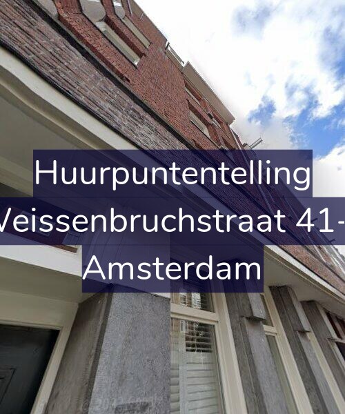 Foto gevel Huurpuntentelling voor Weissenbruchstraat 41-2, Amsterdam