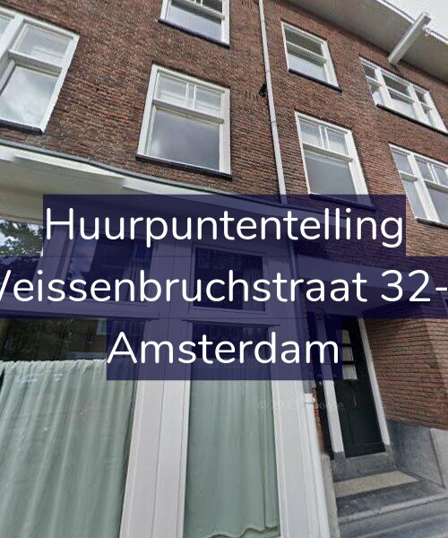 Foto gevel Huurpuntentelling voor Weissenbruchstraat 32-H, Amsterdam