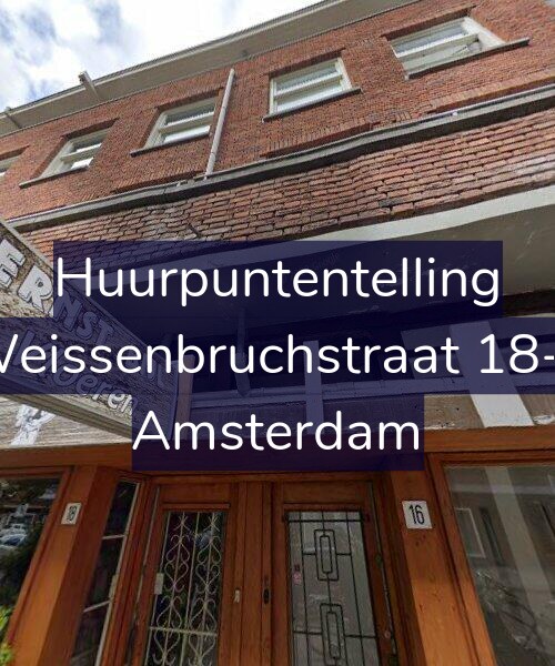 Foto gevel Huurpuntentelling voor Weissenbruchstraat 18-1, Amsterdam