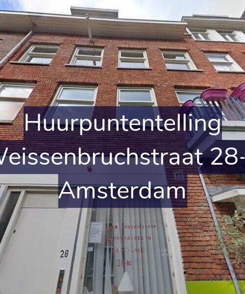 Foto gevel Huurpuntentelling voor Weissenbruchstraat 28-2, Amsterdam