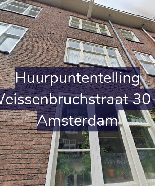 Foto gevel Huurpuntentelling voor Weissenbruchstraat 30-1, Amsterdam