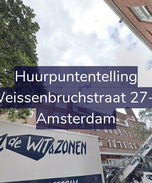 Foto gevel Huurpuntentelling voor Weissenbruchstraat 27-2, Amsterdam