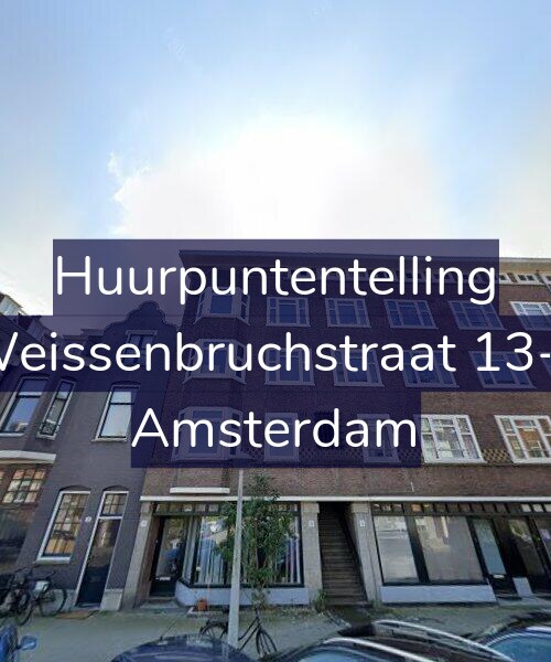 Foto gevel Huurpuntentelling voor Weissenbruchstraat 13-1, Amsterdam