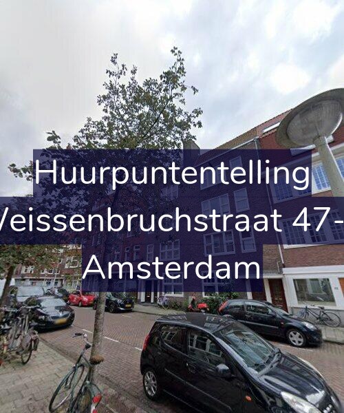 Foto gevel Huurpuntentelling voor Weissenbruchstraat 47-H, Amsterdam