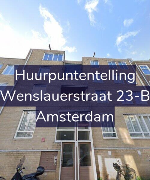 Foto gevel Huurpuntentelling voor Wenslauerstraat 23-B, Amsterdam