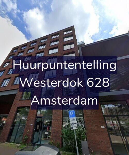 Foto gevel Huurpuntentelling voor Westerdok 628, Amsterdam