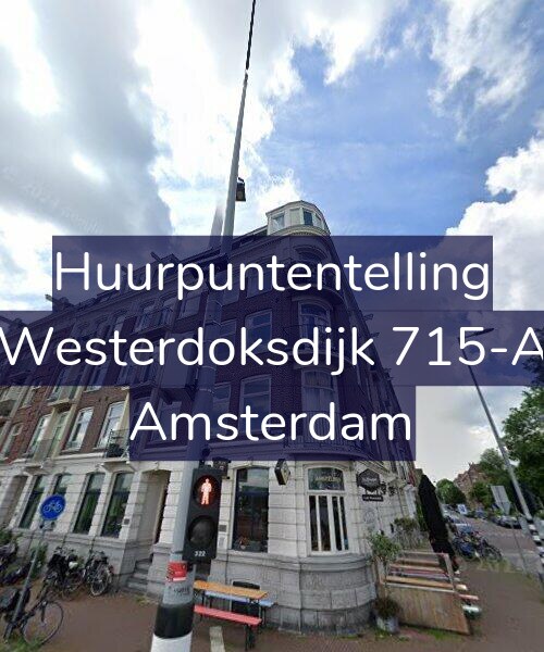 Foto gevel Huurpuntentelling voor Westerdoksdijk 715-A, Amsterdam