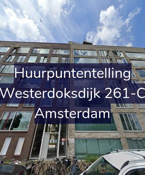 Foto gevel Huurpuntentelling voor Westerdoksdijk 261-C, Amsterdam