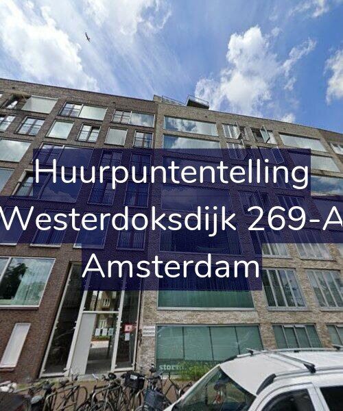 Foto gevel Huurpuntentelling voor Westerdoksdijk 269-A, Amsterdam