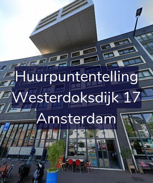 Foto gevel Huurpuntentelling voor Westerdoksdijk 17, Amsterdam
