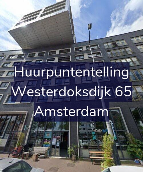 Foto gevel Huurpuntentelling voor Westerdoksdijk 65, Amsterdam