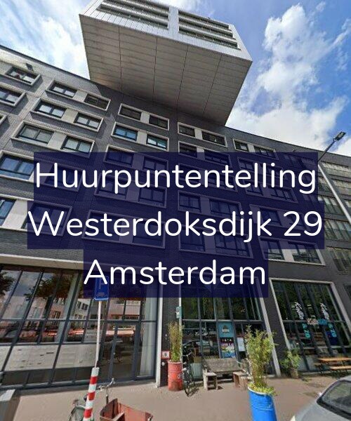 Foto gevel Huurpuntentelling voor Westerdoksdijk 29, Amsterdam