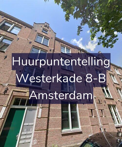 Foto gevel Huurpuntentelling voor Westerkade 8-B, Amsterdam