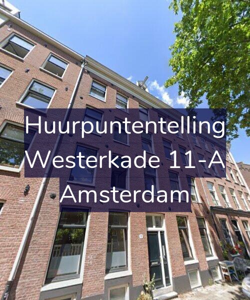 Foto gevel Huurpuntentelling voor Westerkade 11-A, Amsterdam