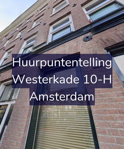 Foto gevel Huurpuntentelling voor Westerkade 10-H, Amsterdam