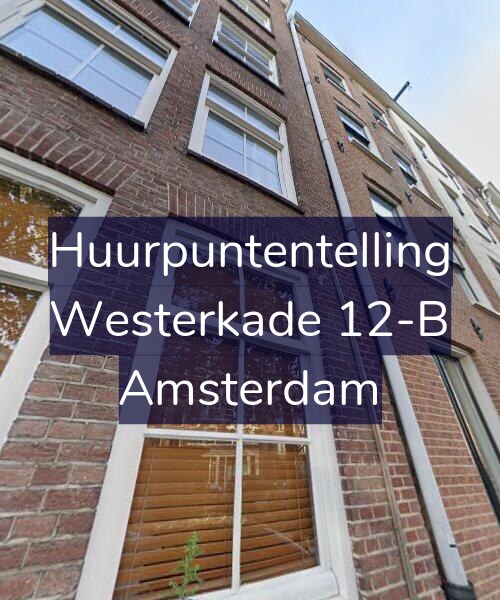 Foto gevel Huurpuntentelling voor Westerkade 12-B, Amsterdam