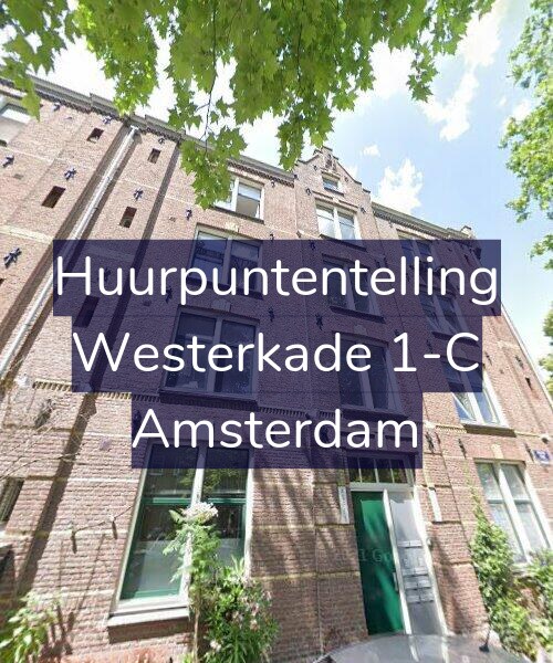 Foto gevel Huurpuntentelling voor Westerkade 1-C, Amsterdam