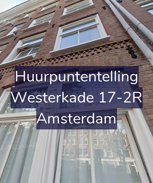Foto gevel Huurpuntentelling voor Westerkade 17-2R, Amsterdam