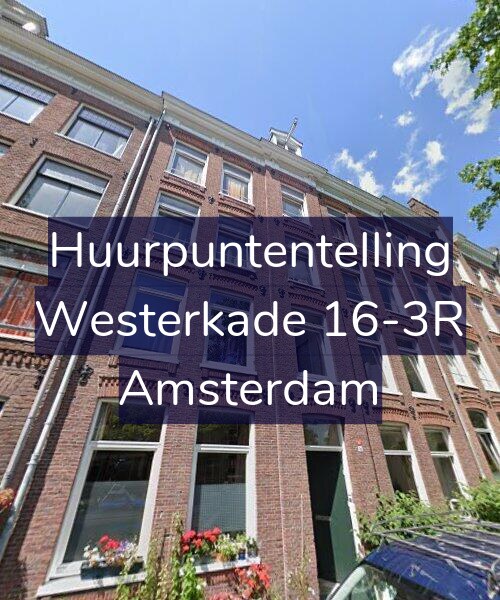Foto gevel Huurpuntentelling voor Westerkade 16-3R, Amsterdam