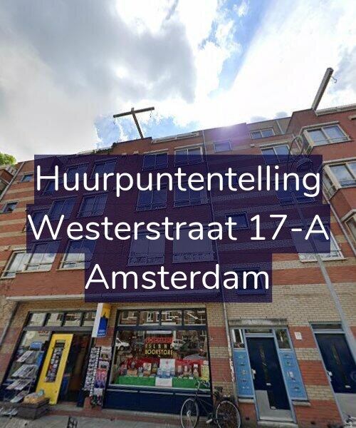 Foto gevel Huurpuntentelling voor Westerstraat 17-A, Amsterdam