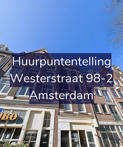 Foto gevel Huurpuntentelling voor Westerstraat 98-2, Amsterdam