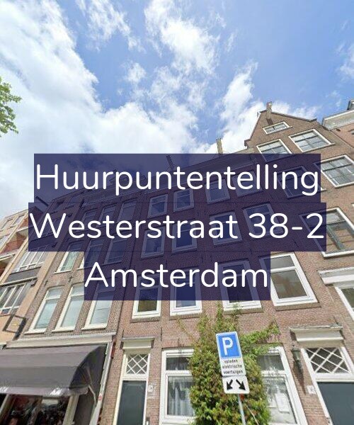 Foto gevel Huurpuntentelling voor Westerstraat 38-2, Amsterdam