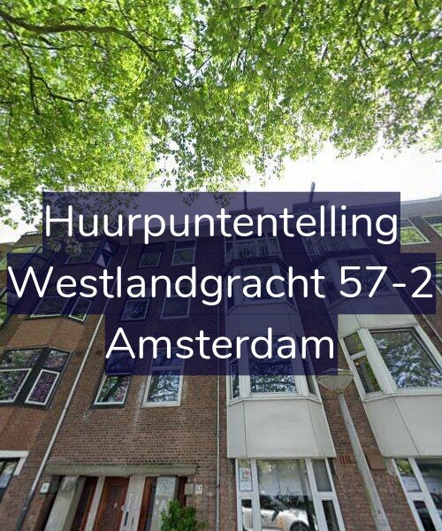 Foto gevel Huurpuntentelling voor Westlandgracht 57-2, Amsterdam