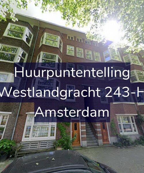 Foto gevel Huurpuntentelling voor Westlandgracht 243-H, Amsterdam