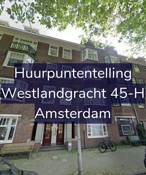 Foto gevel Huurpuntentelling voor Westlandgracht 45-H, Amsterdam