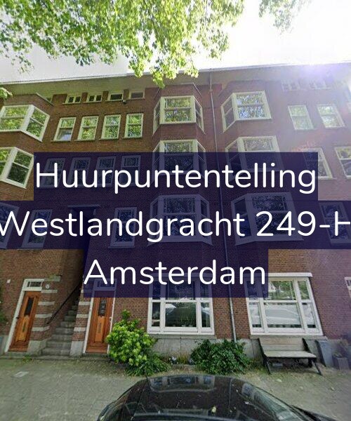 Foto gevel Huurpuntentelling voor Westlandgracht 249-H, Amsterdam