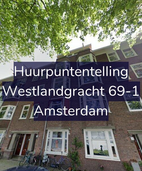 Foto gevel Huurpuntentelling voor Westlandgracht 69-1, Amsterdam