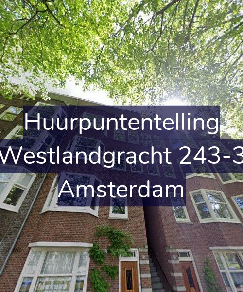 Foto gevel Huurpuntentelling voor Westlandgracht 243-3, Amsterdam