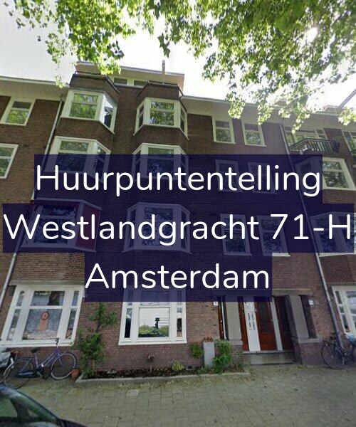 Foto gevel Huurpuntentelling voor Westlandgracht 71-H, Amsterdam