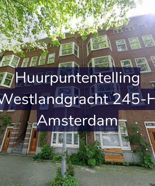 Foto gevel Huurpuntentelling voor Westlandgracht 245-H, Amsterdam
