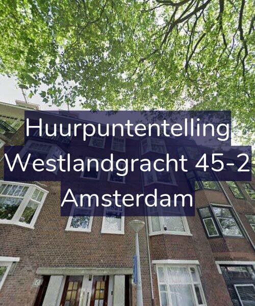 Foto gevel Huurpuntentelling voor Westlandgracht 45-2, Amsterdam