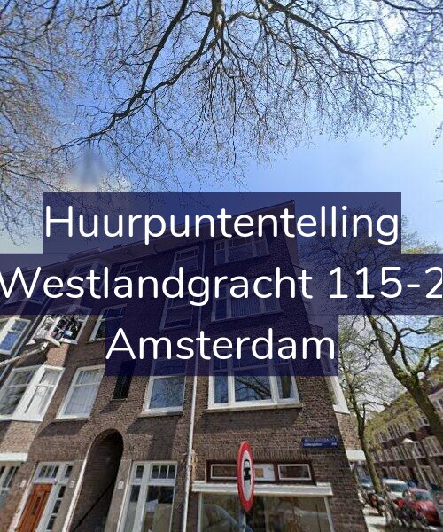 Foto gevel Huurpuntentelling voor Westlandgracht 115-2, Amsterdam
