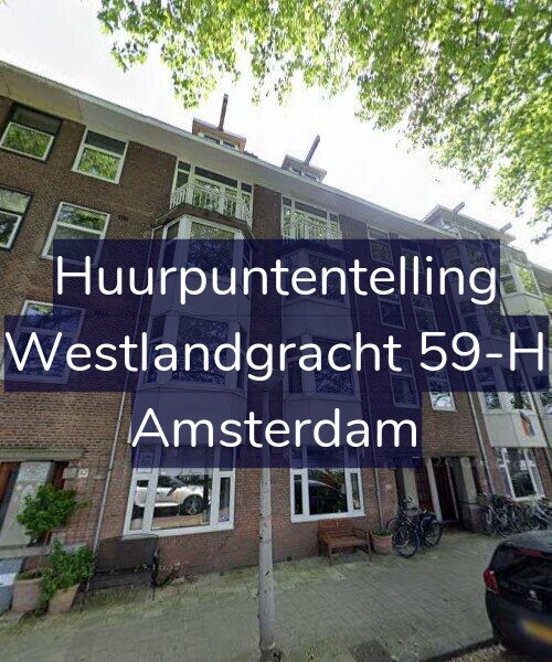 Foto gevel Huurpuntentelling voor Westlandgracht 59-H, Amsterdam