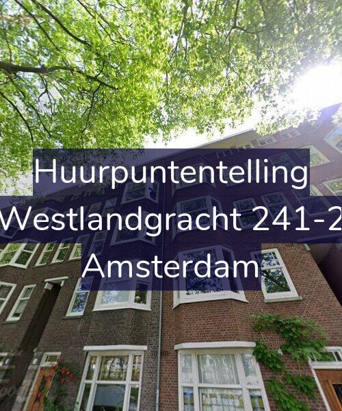 Foto gevel Huurpuntentelling voor Westlandgracht 241-2, Amsterdam