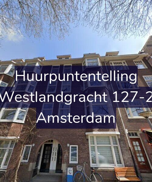Foto gevel Huurpuntentelling voor Westlandgracht 127-2, Amsterdam