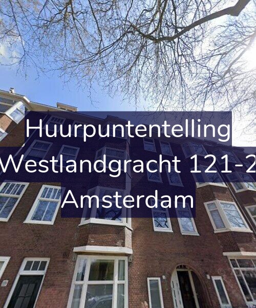 Foto gevel Huurpuntentelling voor Westlandgracht 121-2, Amsterdam