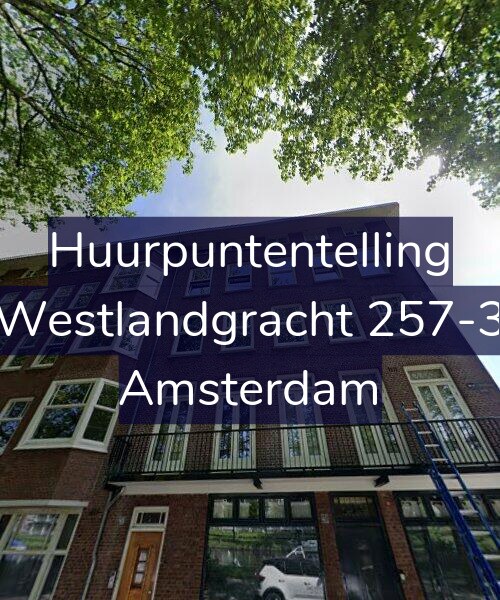 Foto gevel Huurpuntentelling voor Westlandgracht 257-3, Amsterdam