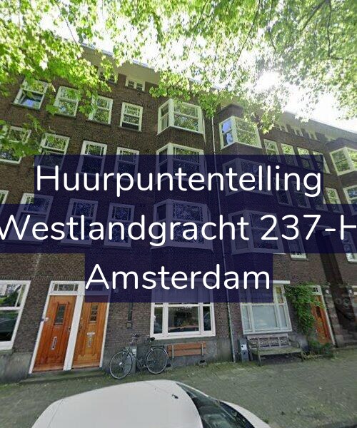 Foto gevel Huurpuntentelling voor Westlandgracht 237-H, Amsterdam