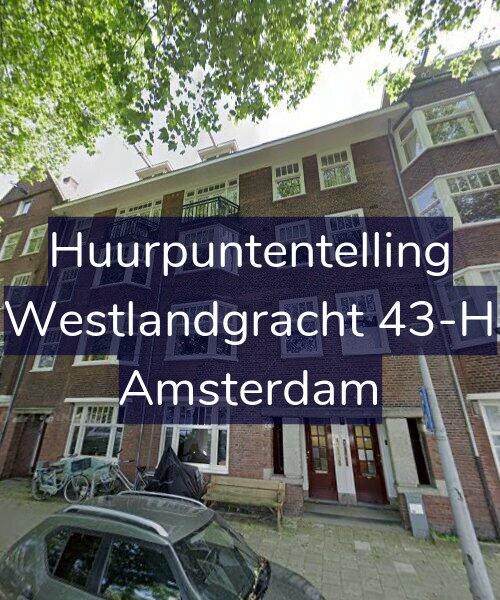 Foto gevel Huurpuntentelling voor Westlandgracht 43-H, Amsterdam